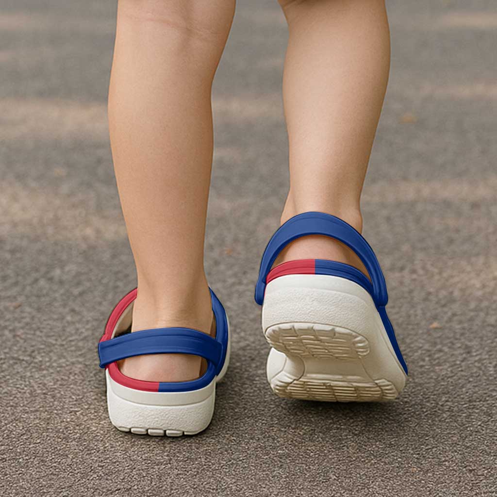 Samoa Clogs Shoes Heritage Palette Flag-Inspired - Polynesian Pride