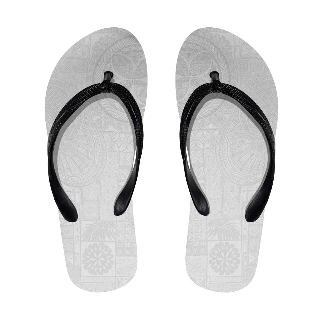 Samoa Lotu Tamaiti Flip Flops Tribal Tatau with Siapo Pattern