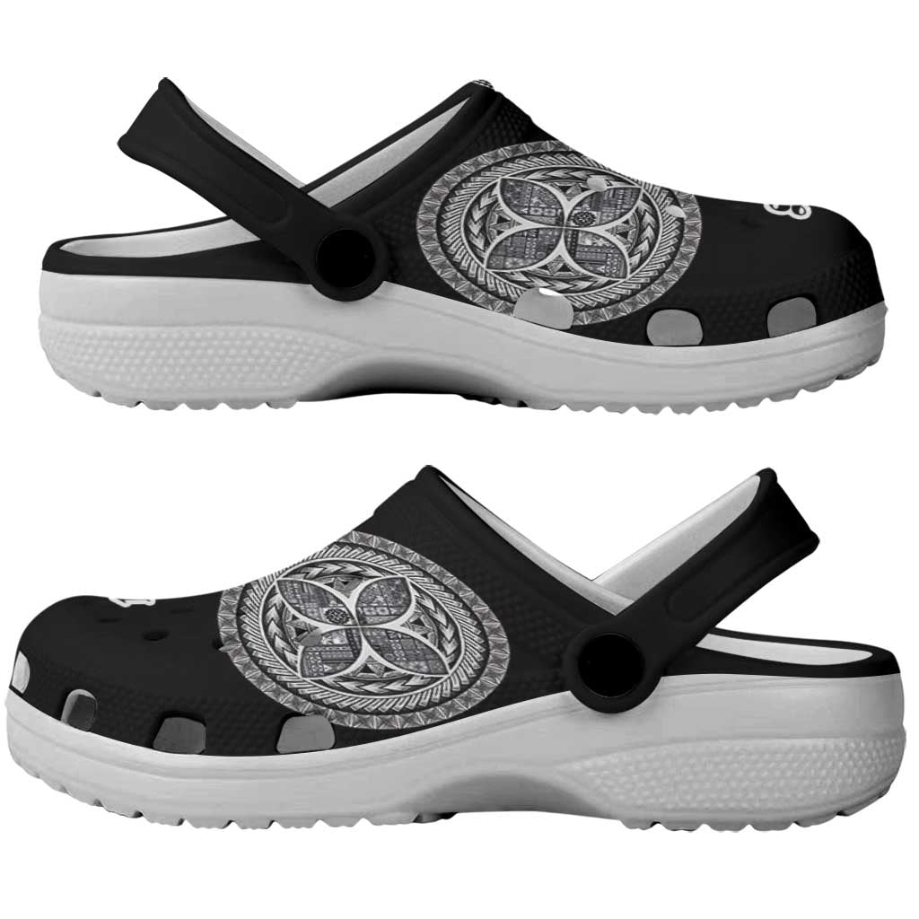 Samoa Traditional Tattoo Clogs Shoes Tribal Tatau Pattern