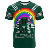 Hawaii Rainbow Warriors – T-Shirt – LT4 Green - Polynesian Pride