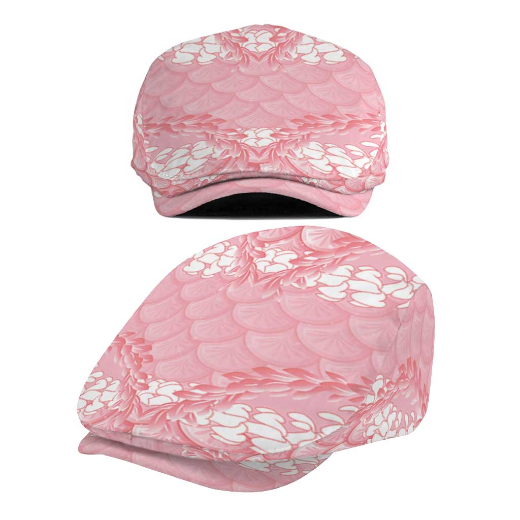 Soft Pink Mermaid Puakenikeni Maile Lei Jeff Hat