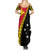 PNG Hibiscus Tribal Pattern Summer Maxi Dress Bird - of - Paradise LT7 - Polynesian Pride