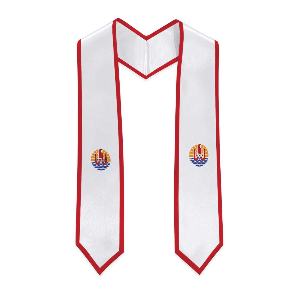 Tahiti Graduation Stole Flag Style LT05