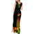 PNG Hibiscus Tribal Pattern Tank Maxi Dress Motuan Reggae Color LT7 - Polynesian Pride
