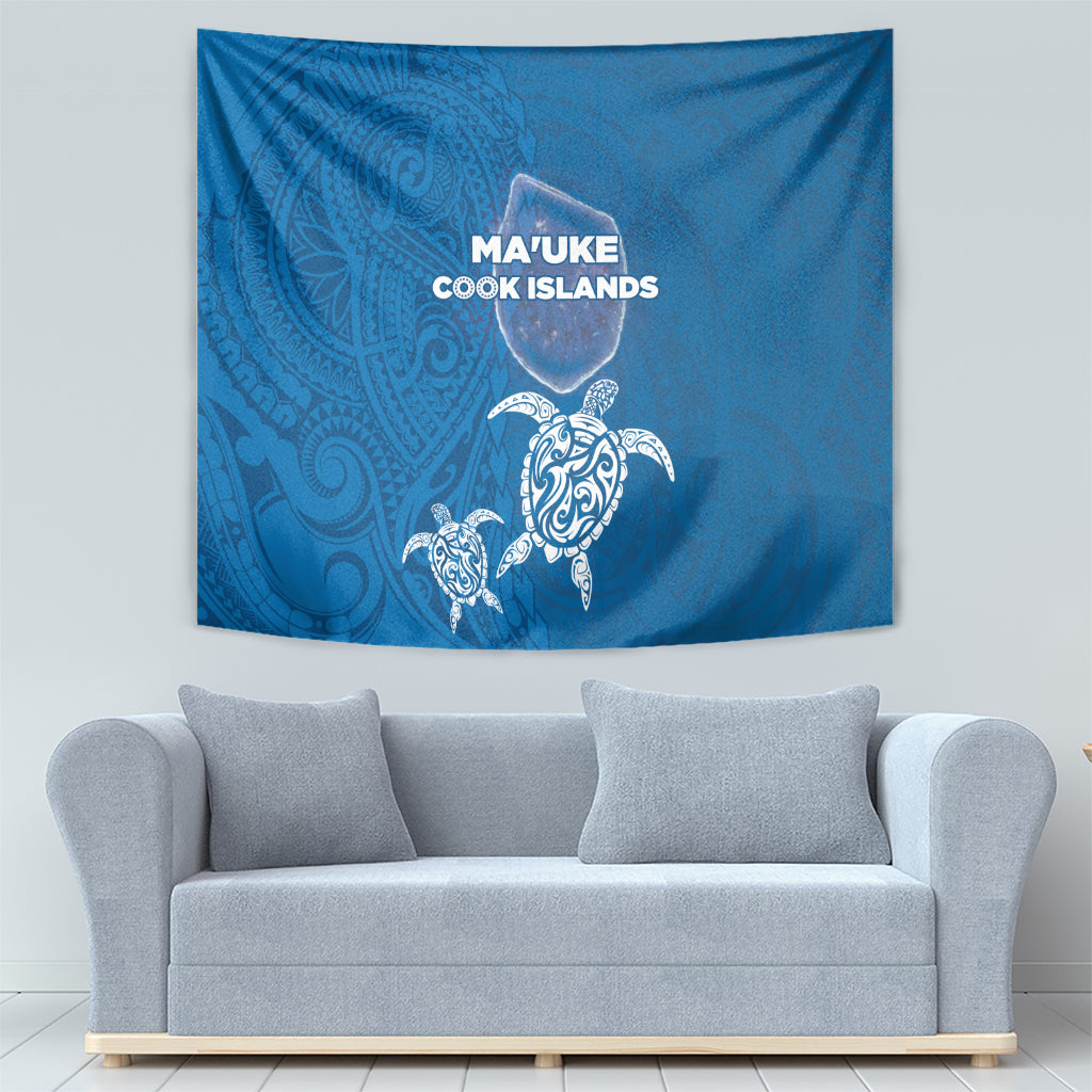 Cook Islands Ma'uke Atoll Tapestry Maori Turtle and Polynesian Pattern LT03 - Polynesian Pride