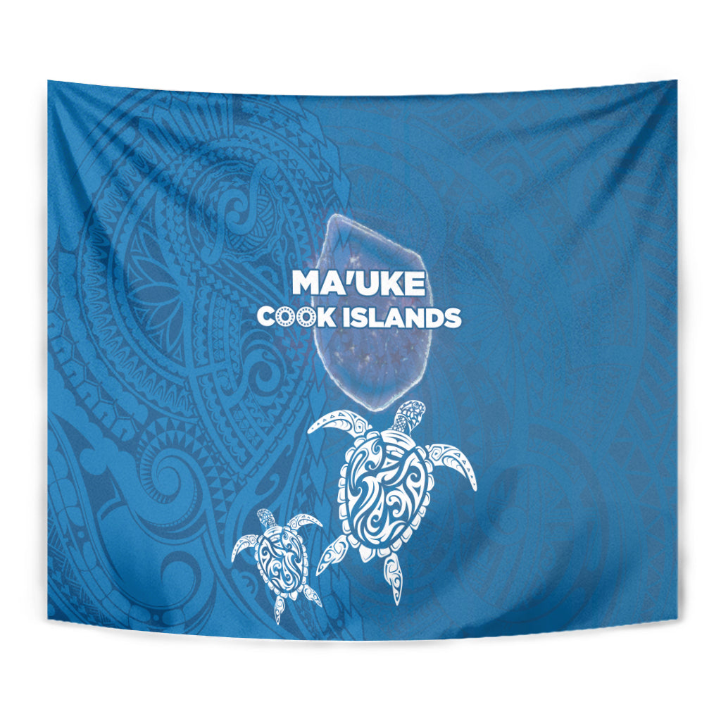 Cook Islands Ma'uke Atoll Tapestry Maori Turtle and Polynesian Pattern LT03 - Polynesian Pride