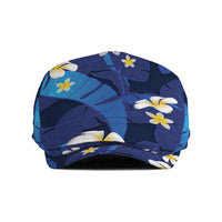 Teal Purple Banana Leaf Hawaii Jeff Hat Lau Maia Plumeria Tropical Summer Vibes LT14 Teal Purple - Polynesian Pride