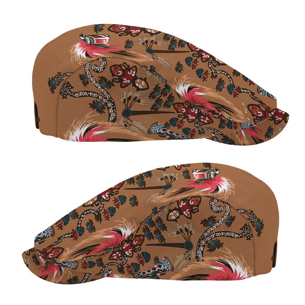 Terracotta Bird of Batik Papua Jeff Hat Exotic Natural Wealth of Papua - Polynesian Pride