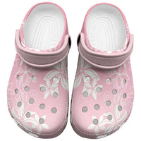 Tiare Tahiti Clogs Shoes Pink Polynesia Motifs - Polynesian Pride