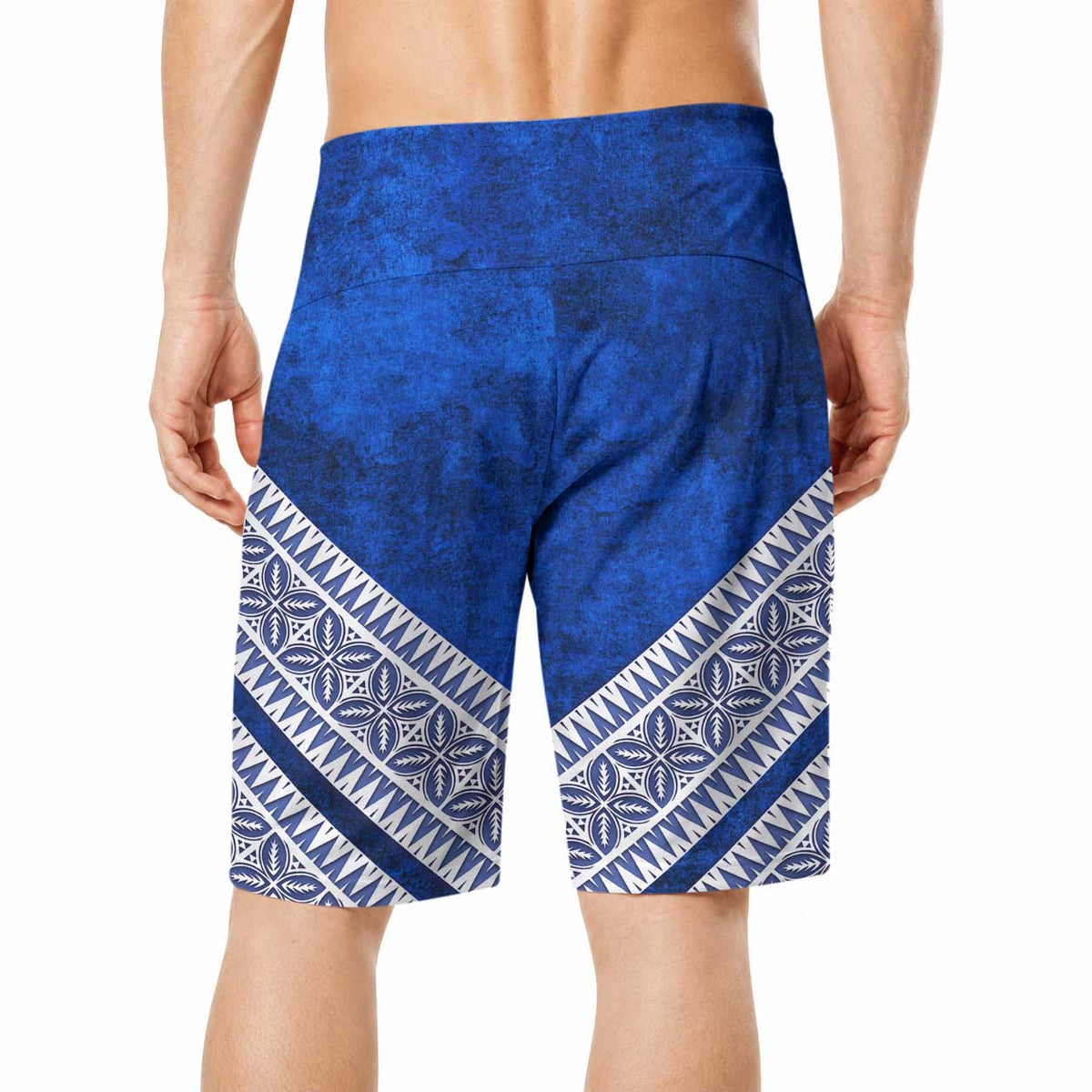 Toa Samoa Rugby Board Shorts 40th Anniversary Samoan Siapo Pattern LT14 - Polynesian Pride