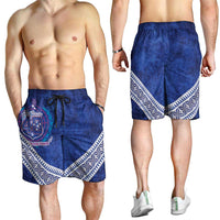 Toa Samoa Rugby Shorts for Men 40th Anniversary Samoan Siapo Pattern LT14 - Polynesian Pride