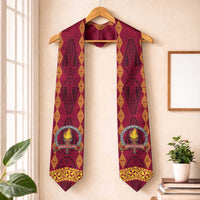 Tonga Beulah College Graduation Stole Ngatu and Polynesian Pattern
