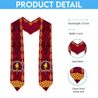 Tonga Beulah College Graduation Stole Ngatu and Polynesian Pattern