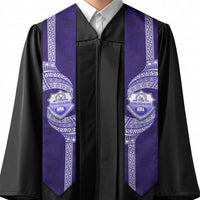 Tonga Tupou High School Graduation Stole Traditional Ngatu and Polynesian Pattern