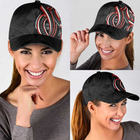 Traditional Art Hawaiian Kakau Tattoos Classic Cap Red Color LT03