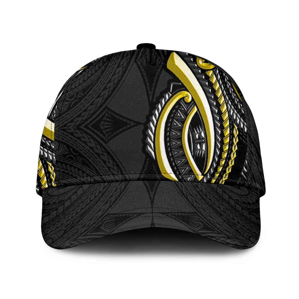 Traditional Art Hawaiian Kakau Tattoos Classic Cap Yellow Color - Polynesian Pride