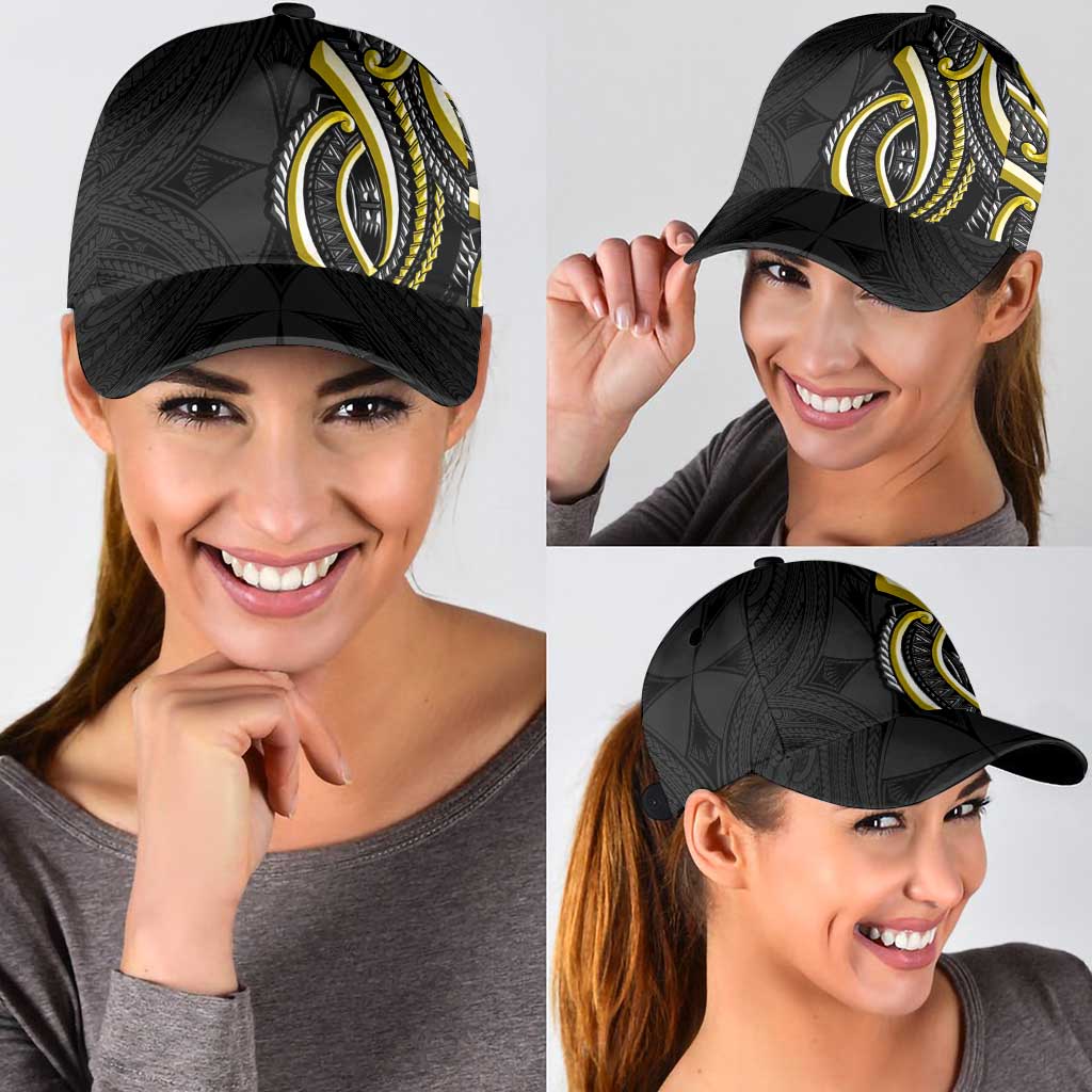Traditional Art Hawaiian Kakau Tattoos Classic Cap Yellow Color LT03