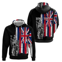 Polynesian Pride Hoodie Custom Hawaiian Hawaii King Flag Hoodie