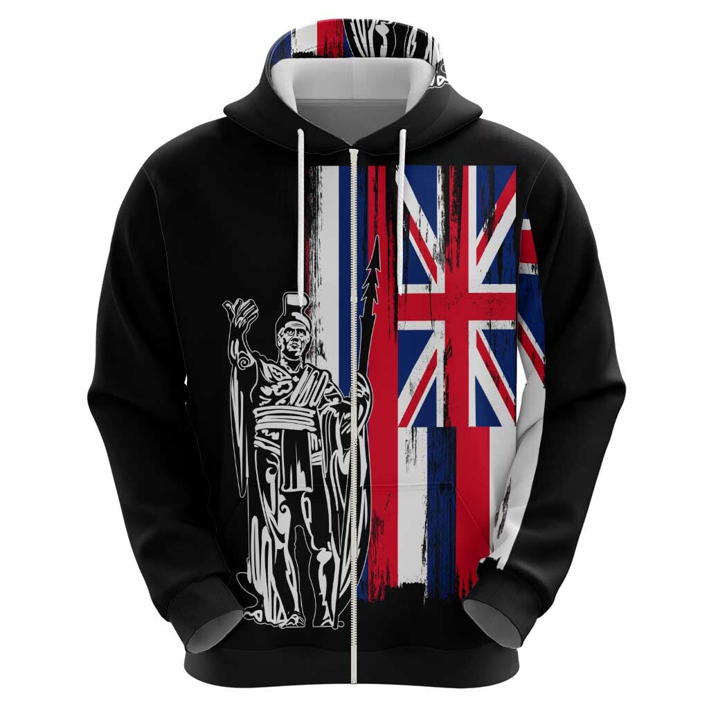 Polynesian Pride Hoodie Custom Hawaiian Hawaii King Flag Hoodie