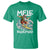 Mele Kalikimaka Tropical Hawaiian Christmas in Hawaii Surfing Santa T Shirt TS02 Irish Green - Polynesian Pride