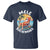 Mele Kalikimaka Tropical Hawaiian Christmas in Hawaii Sunbath Santa T Shirt TS02 Navy - Polynesian Pride