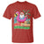 Mele Kalikimaka Tropical Hawaiian Christmas in Hawaii Beach Santa T Shirt TS02 Red - Polynesian Pride