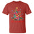 Tropical Hawaiian Hibiscus Christmas Tree Mele Kalikimaka T Shirt TS02 Red - Polynesian Pride