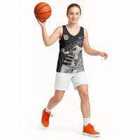 Personalized New Zealand Football Basketball Jersey Kiwi Mascot with Silver Fern - Maori Tribal Tattoo Art TS04 - Polynesian Pride
