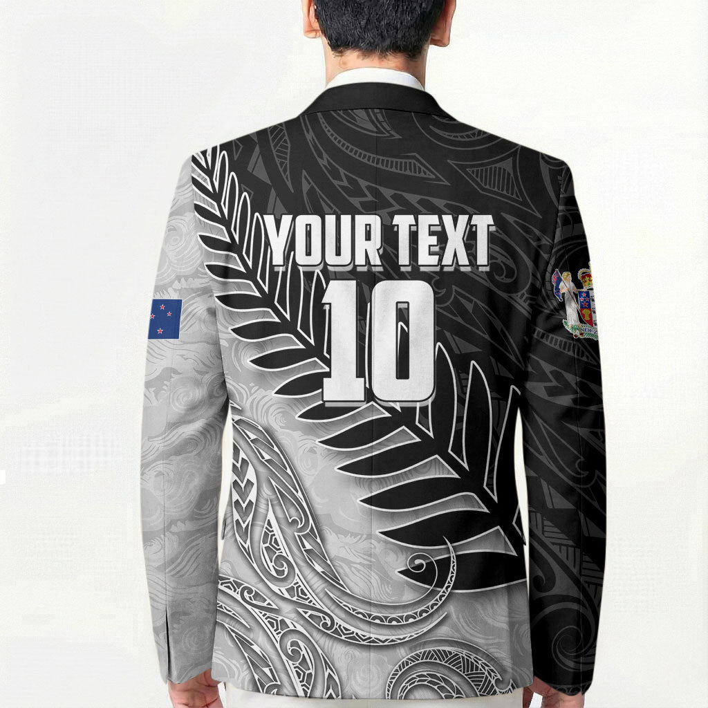 Personalized New Zealand Football Blazer Kiwi Mascot with Silver Fern - Maori Tribal Tattoo Art TS04 - Polynesian Pride
