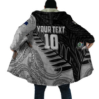 Personalized New Zealand Football Cloak Kiwi Mascot with Silver Fern - Maori Tribal Tattoo Art TS04 - Polynesian Pride