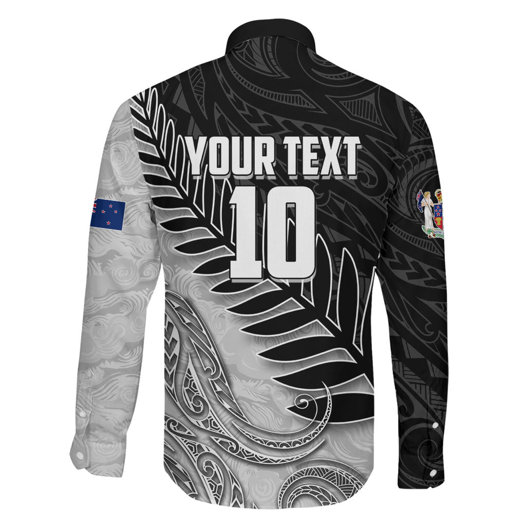 Personalized New Zealand Football Family Matching Puletasi and Hawaiian Shirt Kiwi Mascot with Silver Fern - Maori Tribal Tattoo Art TS04 - Polynesian Pride
