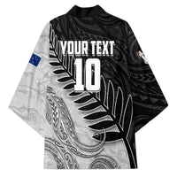 Personalized New Zealand Football Kimono Kiwi Mascot with Silver Fern - Maori Tribal Tattoo Art TS04 - Polynesian Pride