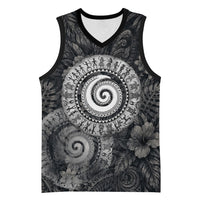 Hawaiian Piko Basketball Jersey Cultural Anchor Connect Your Roots Ocean Waves