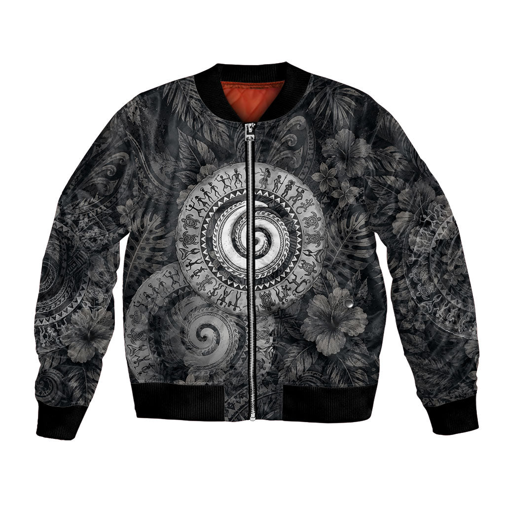 Hawaiian Piko Bomber Jacket Cultural Anchor Connect Your Roots Ocean Waves