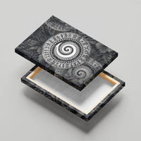 Hawaiian Piko Canvas Wall Art Cultural Anchor Connect Your Roots Ocean Waves
