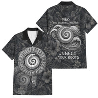 Hawaiian Piko Family Matching Summer Maxi Dress and Hawaiian Shirt Cultural Anchor Connect Your Roots Ocean Waves