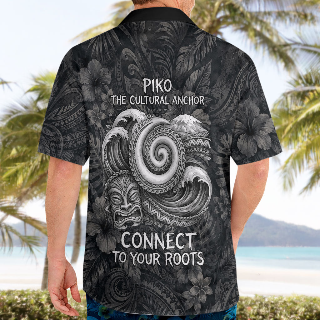 Hawaiian Piko Hawaiian Shirt Cultural Anchor Connect Your Roots Ocean Waves