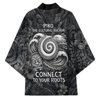 Hawaiian Piko Kimono Cultural Anchor Connect Your Roots Ocean Waves