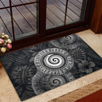 Hawaiian Piko Rubber Doormat Cultural Anchor Connect Your Roots Ocean Waves