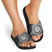 Hawaiian Piko Slide Sandals Cultural Anchor Connect Your Roots Ocean Waves
