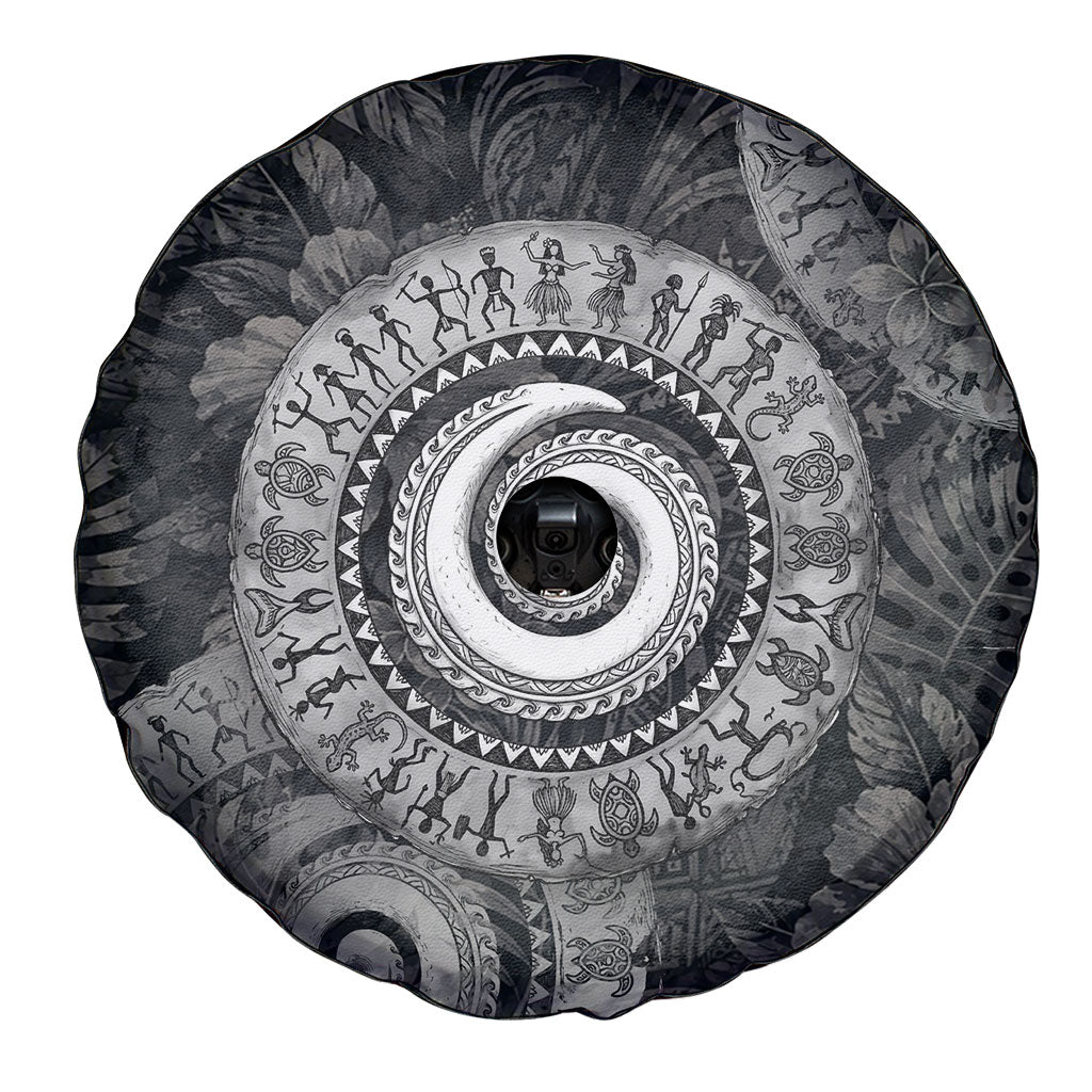 Hawaiian Piko Spare Tire Cover Cultural Anchor Connect Your Roots Ocean Waves