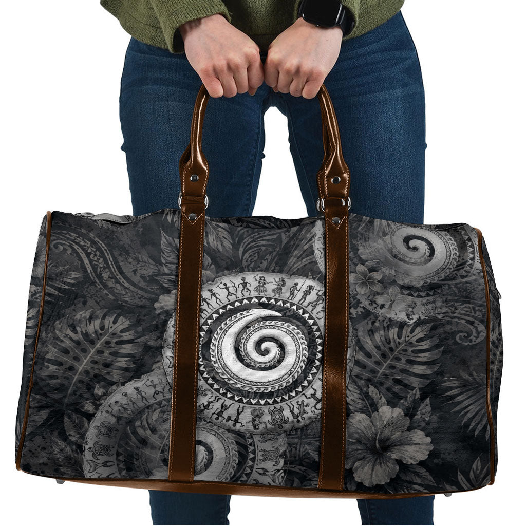 Hawaiian Piko Travel Bag Cultural Anchor Connect Your Roots Ocean Waves