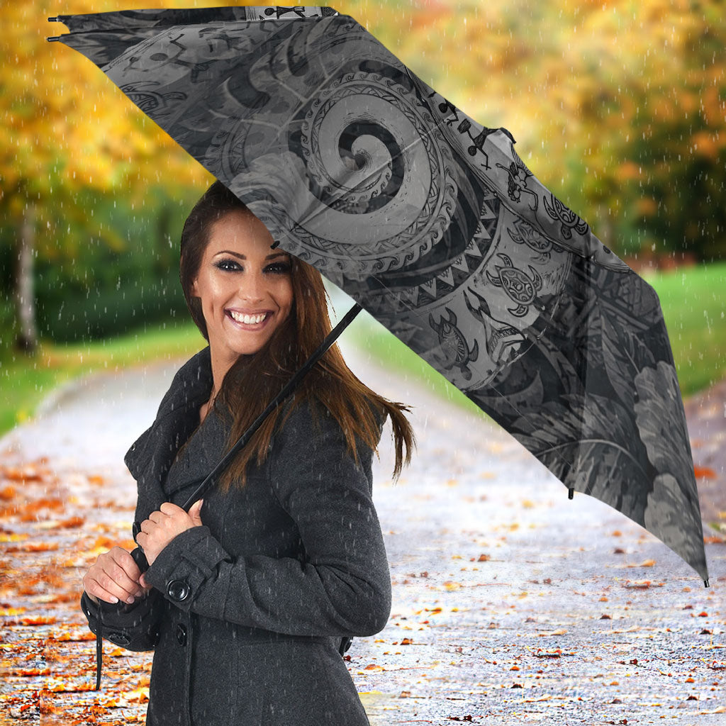 Hawaiian Piko Umbrella Cultural Anchor Connect Your Roots Ocean Waves