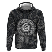 Hawaiian Piko Zip Hoodie Cultural Anchor Connect Your Roots Ocean Waves
