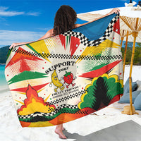 Support Your Fruity Friends Love Wins Gay Pride Sarong LGBTQ Retro 30s Cartoon Checkered