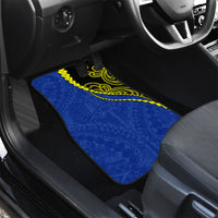 Federated States Of Micronesia FSM Car Mats Pacific Islander Tribal Swirl Geometric Pattern