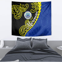 Federated States Of Micronesia FSM Tapestry Pacific Islander Tribal Swirl Geometric Pattern