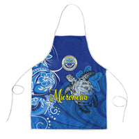 Micronesia Sea Turtle Apron Federated States Of Micronesia Tribal Floral Pattern