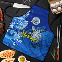 Micronesia Sea Turtle Apron Federated States Of Micronesia Tribal Floral Pattern