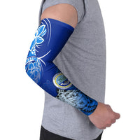 Micronesia Sea Turtle Arm Sleeves Federated States Of Micronesia Tribal Floral Pattern